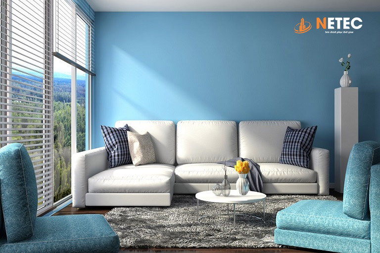 Màu sơn nội thất đẹp giúp tăng tính thẩm mỹ cho toàn bộ ngôi nhà